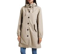 Générique Manteaux Impermeables Femme Coupe-Vent À Capuche Veste De Pluie Longue Pour Femme Activités Extérieures Grandes Tailles Jacket Travail Mi-Saison Poncho Confortable Casual Trench Coat