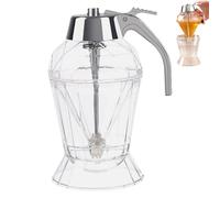 Générique Maple Syrup Holder, No Drip Honey Dispenser, Polystyrene Bottle Container with Easy Pour Spout, Syrup,liquid Sweetener Storage, 5.71x3.15 in for Home, Kitchen, Coffee Bars