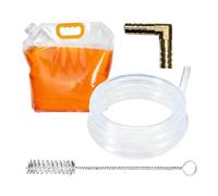 Générique Maple Syrup Tapping Kit,5L L-Shaped Food Grade Portable Bags - Sap for Harvesting Outdoor Forest Mountain Hiking Camping Farm Countryside Trees Kitchen
