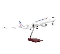 Générique Maquette d'avion Air France A350 - Échelle 1:142, Avion Statique Réaliste avec Pales De Moteur Rotatives, for Collectionneurs Et Décoration Maison/Bureau(Normal)
