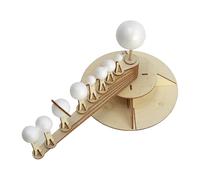 Générique Maquette du Système Solaire à Monter Soi-même - Outil Pédagogique de Physique - Kit Scientifique à Neuf Sphères pour Garçons et Filles
