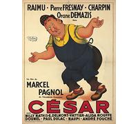 Générique Marcel Pagnol César Affiche Poster Reproduction - Format 50X70 cm sur Papier Luxe 300 GR. Qualité supérieure. Tous formats possibles Nous Contacter