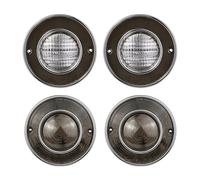 Générique Marche Arrière 4 pièces feux arrière pour Corvette C3 1975 - 1979, ensemble, couvercle recul/de secours sans ampoule Feux Circulation(4Pcs Smoke)