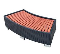 Générique Marche de Spa Résine tressée 92 x 45 x 25 cm Noir,Maison & Jardin,Piscine & Spa,Accessoires pour piscines & spas,Échelles, escaliers & rampes de Piscine,7.2 kg,Noir,42700