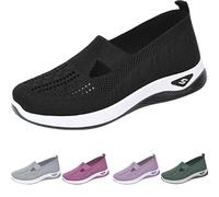 Générique Marche orthopédiques Tennis décontractées à Enfiler pour Femmes Chaussures orthopédiques à Coussin d'air Gym d'entraînement Confortable Running Sneaker