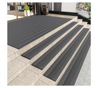 Générique Marches d'escalier antidérapantes for extérieur/intérieur, marches d'escalier extérieures for carrelage en Bois, marbre, marches en métal et béton(Grey,13.8x78.7in/35x200cm)