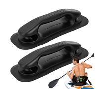 Générique Marine Grab Handle, 2 Pack Handrail with Hole, Non-Slip Hand Support Multipurpose Yacht Accessory for Inflatable Raft Dinghy Kayak Boat Safety