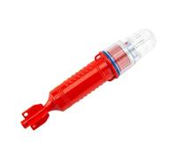 Générique Marine Signal Flare, Waterproof Beacon Light, Battery Powered Lamp, LED Navigation Buoy, for Kayaks Sailboats Motorboats Fishing Nets Life Rafts Buoys Safety Water Travel Use 10.63x1.97inch