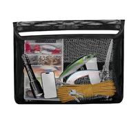 Générique Marine Tool Organizer - PVC 34cm, Boat Storage Bag, Self-Adhesive No-Drill Design | Secure Holder, Boat Tool Holder, Self-Adhesive Organizer for Flashlight, Gloves, Tackle, Life Jacket