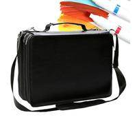 Générique Marker Organizer Case, Large Capacity Pencil Marker Organizer, 35x26x13cm Hobby Art Craft, School Supply Container for Makeup Brush, Gel Pen Storage, Multi-Functional Box