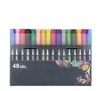 Générique Marker Pen for Highlight, Outline Markers, Double Line Outline Pens, Double Line Quick Dry Outline Markers, Scrapbook Supplies For Drawing and Scribbling (48 color)