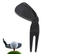 Générique Marque-Balle Outil Réparation Divot, Outil De Réparation De Divot De Balle De Golf en Métal, Nettoyeur De Sillons Portable, Poignée Antidérapante Accessoires Golf pour Parcours