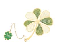 Générique Marque-page en Fer Vert Léger et Créatif avec Pendentif Unique, pour Localiser Rapidement la Page et Décoration Décorative pour Lecture