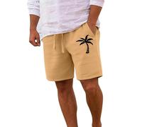 Générique Marque Short De Bain Jean 1 avec Poche Elastique Intérieur sans Longueur Classique Homewear Vieux Double Volleyball Fantaisie Pomme du Italien Tricolore Vetement