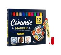 Générique Marqueur Acrylique 12 Feutres À Séchage Et Imperméables