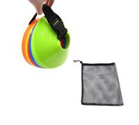Générique Marqueur de Terrain Multicolore, cônes en Plastique avec, Disque d ' entraînement Sportif d ' agilité de Football
