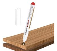 Générique Marqueurs À Et À Trous Profonds,Stylos Marqueurs À Profonds, Stylo Marqueur Étanche Pour Perceuse, Longue, Stylo De Marquage De Pour Menuiserie, Travail Du Bois, Construct