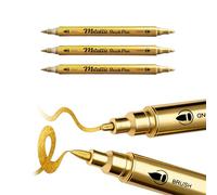 Générique Marqueurs artistiques avec corps ergonomiques Formules à, Gold | Formules à séchage rapide, corps ergonomiques pour dessin professionnel, esquisse, avec encres sûres, expérience