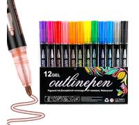 Générique Marqueurs D'art Stylos - Stylos À Coloration Permanente | Coloriage Graffiti Marker | Crayons De Peinture Vibrants | Stylo De Surligneur De Dessin À L'écart Pour L'artisanat, Albums, Albums