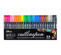 Générique Marqueurs D'art Stylos - Stylos À Coloration Permanente | Coloriage Graffiti Marker | Crayons De Peinture Vibrants | Stylo De Surligneur De Dessin À L'écart Pour L'artisanat, Albums, Albums