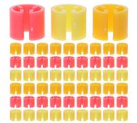 Générique Marqueurs de taille en plastique ronds 300 pièces pour cintres, codage de taille , usage en boutique de vêtements