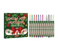 Générique Marqueurs De Vernis À Ongles Imperméable Séchage Anti-Trace Liner | Kit De Stylos À Vernis Gel Pour Ongles pour Filles Femmes Débutants Toile d'Ongle Artisanat Salon Maison Fête de Vacances