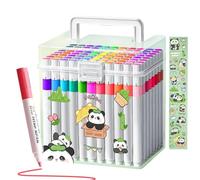 Générique Marqueurs pour - Set de Feutres Acryliques - Stylo Ludique Résistant à l'Eau pour Activités Artistiques à l'École, en Voyage ou à la Maison - et Adultes
