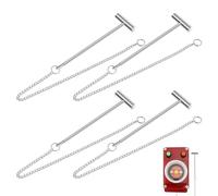 Générique Marteau de Borne D'incendie Léger en Fer 4pcs pour Bouton D'alarme Compact et Portable Adapté aux Situations D'urgence