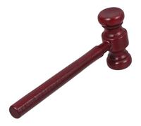 Générique Marteau de Juge en Bois Naturel Mini Maillet Couleur Vin 17X65 CM Accessoire de Costume pour Garçon et Filles Jeu de Rôle Justice à la Maison École et Maternelle