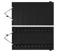 Générique Martial Arts Holder, Belt Display Rack, 24.61x13.58in Felt Wall Organizer, Space-Saving Hanging Design, Authentic Multilevel Slots for Wrestling, Karate, Den, Living Room Cabinet
