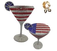 Générique Martini Glass Purse for Women,Cocktail Goblet Evening Clutch Bag,Funny Wedding Party Prom Handbag