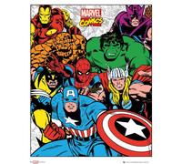 Générique Marvel - Groupe - 40X50 Cm Affiche/Poster