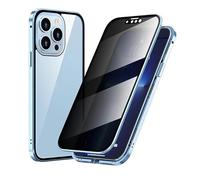 Générique Marvulur Phone Case, Marvulur Powerful Anti-Peep Magnetic Phone Case, Full Body Shockproof Clear ase for iPhone 11/12/13/14/15/16 Pro Max (XS Max,Light Blue)