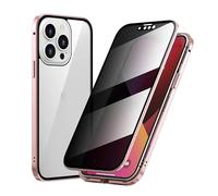 Générique Marvulur Phone Case, Marvulur Powerful Anti-Peep Magnetic Phones, Full Body Shockproof Clear Case for Phone (Pink,12mini)