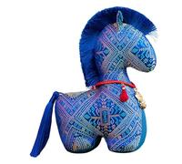 Générique Mascot Doll, Year of The Horse, 25cm Height, Holiday Mascot Decoration, Festive Stuffed Animal, Lightweight and Portable, for Home Bedroom Living Room Car