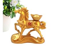 Générique Mascotte De Table Cheval 2026 - Objet De Collection pour Le Nouvel an, Symbole De Richesse Et De Succès. Statue Cheval De Feu, Sculpture Animalière, Décoration De Cheminée pour La