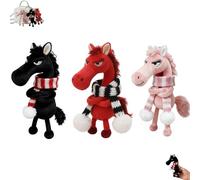 Générique Mascotte Porte-Bonheur de l'année du Cheval, année du Cheval 2026, Petit Porte-Bonheur symbolisant la Force, Le Courage, l'équilibre et Le progrès (A&B&C)