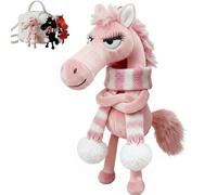 Générique Mascotte porte-bonheur de l'année du Cheval, cadeau de bonne chance pour le Nouvel An 2026, petit charm symbolisant la force, le courage, cadeau du Nouvel An chinois 2026 (Rose)