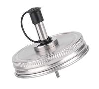 Générique Mason Jar Bec verseur - Couvercles de bocaux Mason étanches avec Bec verseur avec Joint en Silicone,Couvercle de Bouteille Couvercle de Bec de Bocal Ouverture étroite pour Distributeur