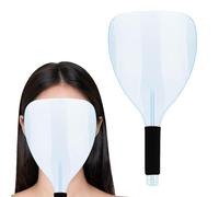 Générique Masque à cheveux - 12,8x6,14 pouces Bangs de coiffure Baffle, Visor professionnel Visor Hair Tool | Haircut Eyes Protector Cover for Hair Coloring Styling Shade Tools Home Use Accessoires