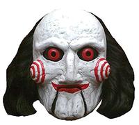 Masque Billy Puppet Saw™ En Latex Adulte - Blanc or