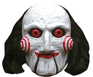 Générique Masque Billy Puppet Saw™ en Latex Adulte
