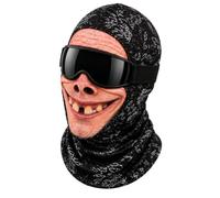 Générique Masque Cagoule Intégral À Impression 3D Visage Réaliste, Cagoule Polyester Séchage Rapide, Accessoire Déguisement Pour Ski, Moto, Fêtes Cosplay Et Sorties Extérieures