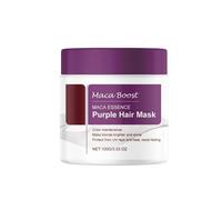 Générique Masque Capillaire Violet Maca Essence Cheveux Nourrissant Hydratant Masque Capillaire Violet Pour Cheveux Secs Et Abîmés (1pc)