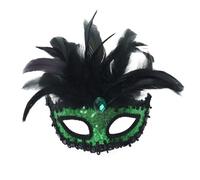 Générique Masque Carnaval Venise Femme, Masque Venitien Couple Masque Loup Dentelle Masque pour Un Bal Masque Homme Venitien Deguisement Mardi Gras Femme Plume Carnaval Rio Masque Noir Homme