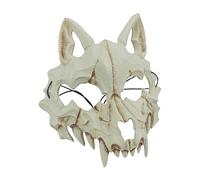Générique Masque Crâne de Loup Halloween - Déguisement Squelette Animal - Accessoire Costume Fête Halloween pour Maisons Hantées Spectacles Cosplay