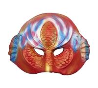Générique Masque de fête inspiré du poisson avec texture moulée | Forme de créature moulée, texture surélevée à peindre, décoration pratique pour les activités artistiques et les