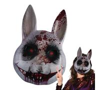 Générique Masque De Lapin Halloween,Masque Inquiétant De Lapin - Accessoire Déguisement Pour Fête Cosplay Spectacle Mascarade Festival Célébration Réunion