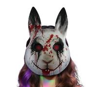 Générique Masque De Lapin | Masque à Tête d'Animal | Accessoire Déguisement pour Spectacle Théâtre Fête Célébration Cosplay Famille