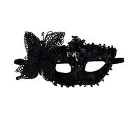 Générique Masque de mascarade de paillettes de papillon de demi visage léger élégant masque de tenue de papillon costume de partie mascarade de fleur de côté masques